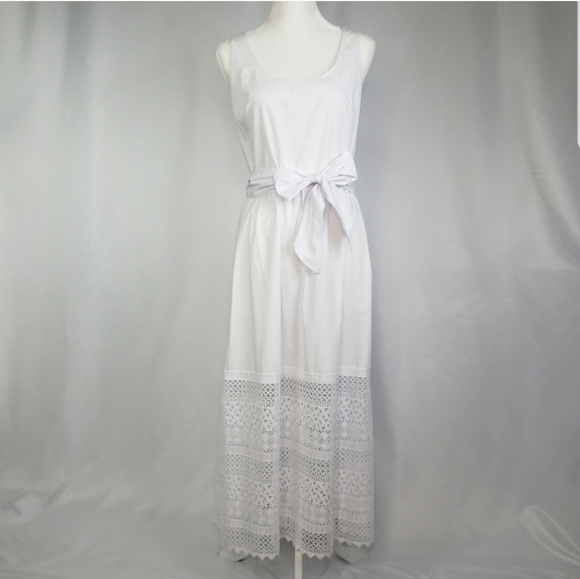 ralph lauren white maxi dress